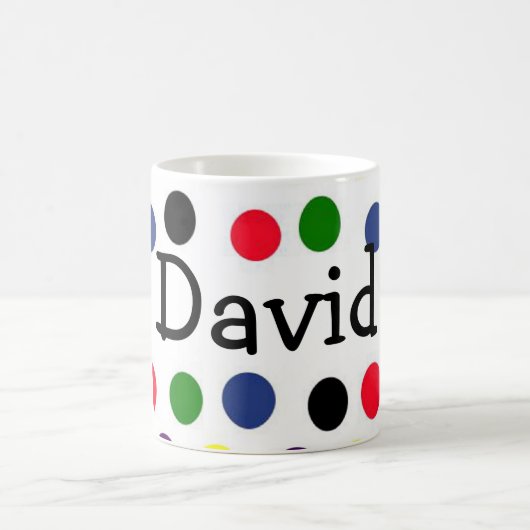 Personalized Doted Mug Koffiemok (Center)