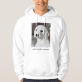 Personalized Double Sided Photo Text Hoodie (Voorkant)