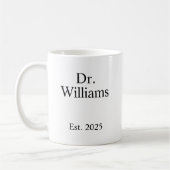 Personalized Dr Coffee Mug, name Ceramic Mug E Koffiemok (Links)