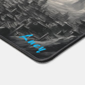 Personalized Dragon over Chinese City Desk Mat (Hoek)