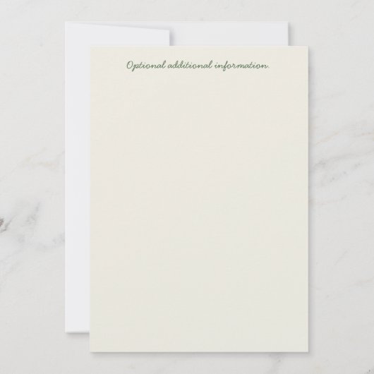 Personalized Duck Birthday Invitation Kaart (Achterkant)