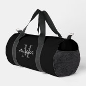Personalized duffle bag with elegant monogram plunjezak (Rechterhoek)