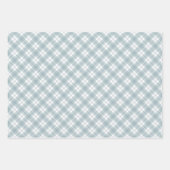 Personalized Dusty Blue Christmas Inpakpapier Vel (Voorkant 3)