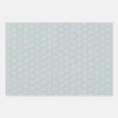 Personalized Dusty Blue Christmas Inpakpapier Vel (Voorkant 2)