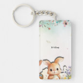 Personalized Easter Acrylic Keychain Double Sided (Voorkant)