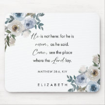 Personalized Easter Bible Verse Matthew 28:6