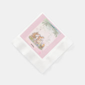 Personalized Easter Brunch  Paper Napkins Servet (Hoek)