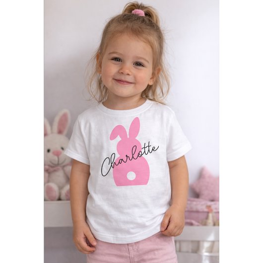 Personalized Easter Bunny, Custom Name  Kinder Shirts