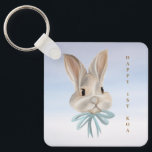 Personalized Easter Bunny Keychain<br><div class="desc">Carry a little charm wherever you go with this Personalized Bunny Keychain. Featuring an adorable bunny design in soft pastel tones, this keychain makes a sweet and thoughtful favour for baby showers, birthdays, Easter celebrations, or spring-themed events. Customize the text with a name, date, or special message to create a...</div>
