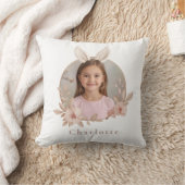 Personalized Easter Bunny Photo Pillow for Kids Kussen (Deken)