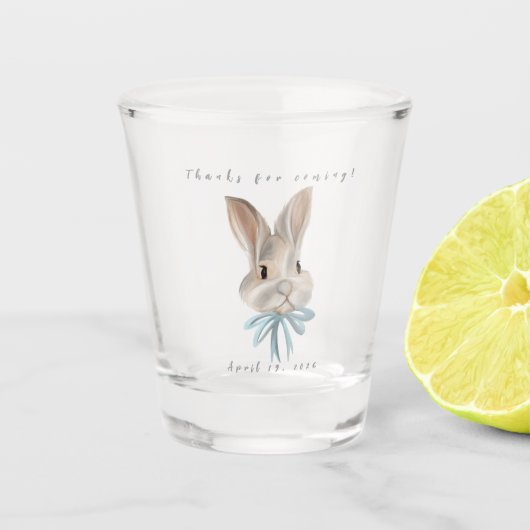 Personalized Easter Bunny Shot Glass Party Favour Glas (Voorkant)