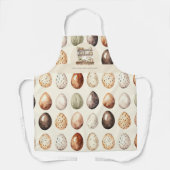 Personalized Easter Cream & Brown Vintage Kitchen Schort (Voorkant)