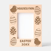 Personalized Easter Eggs & Baby Chicks Gegraveerde Lijstjes (Voorkant)