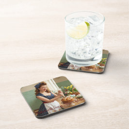Personalized Easter Pin-Up Kitchen Drink Coaster Bier Onderzetter