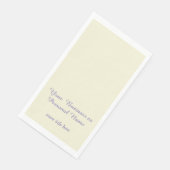 personalized ecru color - elegant servet (Hoek)