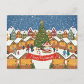 Personalized Editable Christmas Postcard Feestdagenkaart (Voorkant)