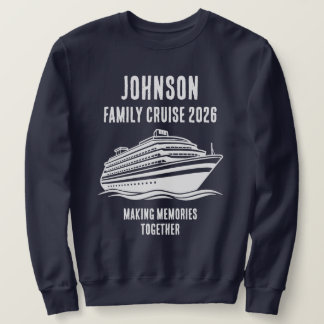 Personalized Editable Text Cruise Holiday Merch Trui