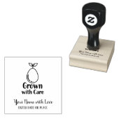 Personalized Egg Stamp – Custom Chicken Egg Stamp  Rubberstempel (Gestempeld)
