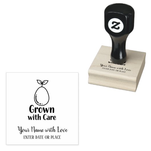 Personalized Egg Stamp – Custom Chicken Egg Stamp  Rubberstempel (Gestempeld)