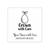 Personalized Egg Stamp – Custom Chicken Egg Stamp  Rubberstempel (Afrduk)