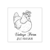 Personalized egg stamp, personalized fresh egg rubberstempel (Afrduk)