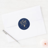 Personalized Eid al-Fitr Mubarak Round Sticker (Envelop)