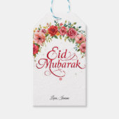 Personalized Eid Mubarak Gift Tags Cadeaulabel (Voorkant)