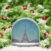 Personalized Eiffel Tower Snow Globe Custom Design Sneeuwbol (Kerstmis)