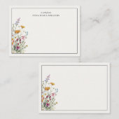  Personalized Elegant Boho Chic Note Card Notitiekaartje (Voorkant / Achterkant)