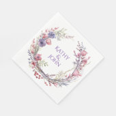 Personalized elegant cocktail party napkins servet (Hoek)