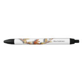 Personalized Elegant Floral Name Pen (Voorkant)