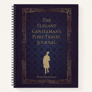 Personalized Elegant Gentleman's Travel Journal Notitieboek