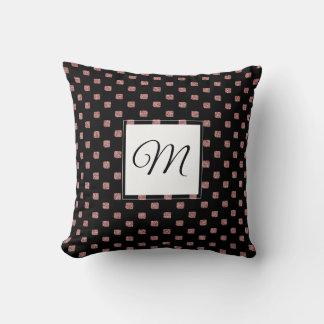 Personalized Elegant Glitter Throw Pillow Kussen