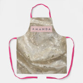 Personalized Elegant Gold Sparkle Schort (Voorkant)