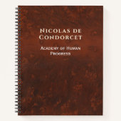 Personalized Elegant Old Book Notitieboek (Voorkant)