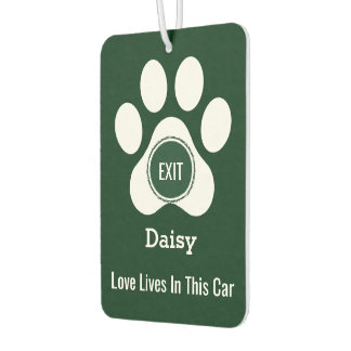 Personalized Elegant Pet Paw Dog Love Funny Gift Luchtverfrisser