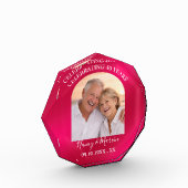 Personalized Elegant Ruby 40th Anniversary Gift Fotoblokken (Links)