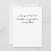 Personalized Elegant Tiger Lily Aankondiging (Achterkant)