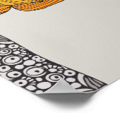 Personalized Elephant Name Kids Room Poster (Hoek)