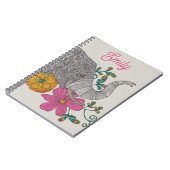 Personalized Elephant Name Notebook Notitieboek (Linkerzijde)