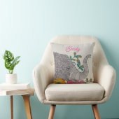 Personalized Elephant Name Throw Pillow Kussen (Stoel)