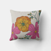 Personalized Elephant Name Throw Pillow Kussen (Achterkant)