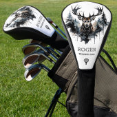 Personalized Elk Hunting Trophy Dad Golfheadcover