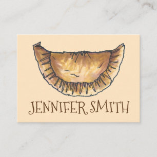 Personalized Empanada Spain Pastry Chef Food Visitekaartje