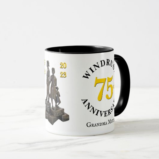 Personalized Empire Windrush 75th Jubileum Mok (Voorkant rechts)