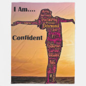 Personalized Empowering Women's Blanket Fleece Deken (Voorkant)