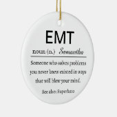Personalized EMT Definition Keramisch Ornament (Rechts)