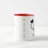 Personalized Engaged Couple Mug Mok (Midden)