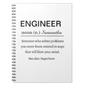 Personalized Engineer Definition Notitieboek (Voorkant)