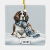 Personalized English Springer Spaniel Ornament (Voorkant)